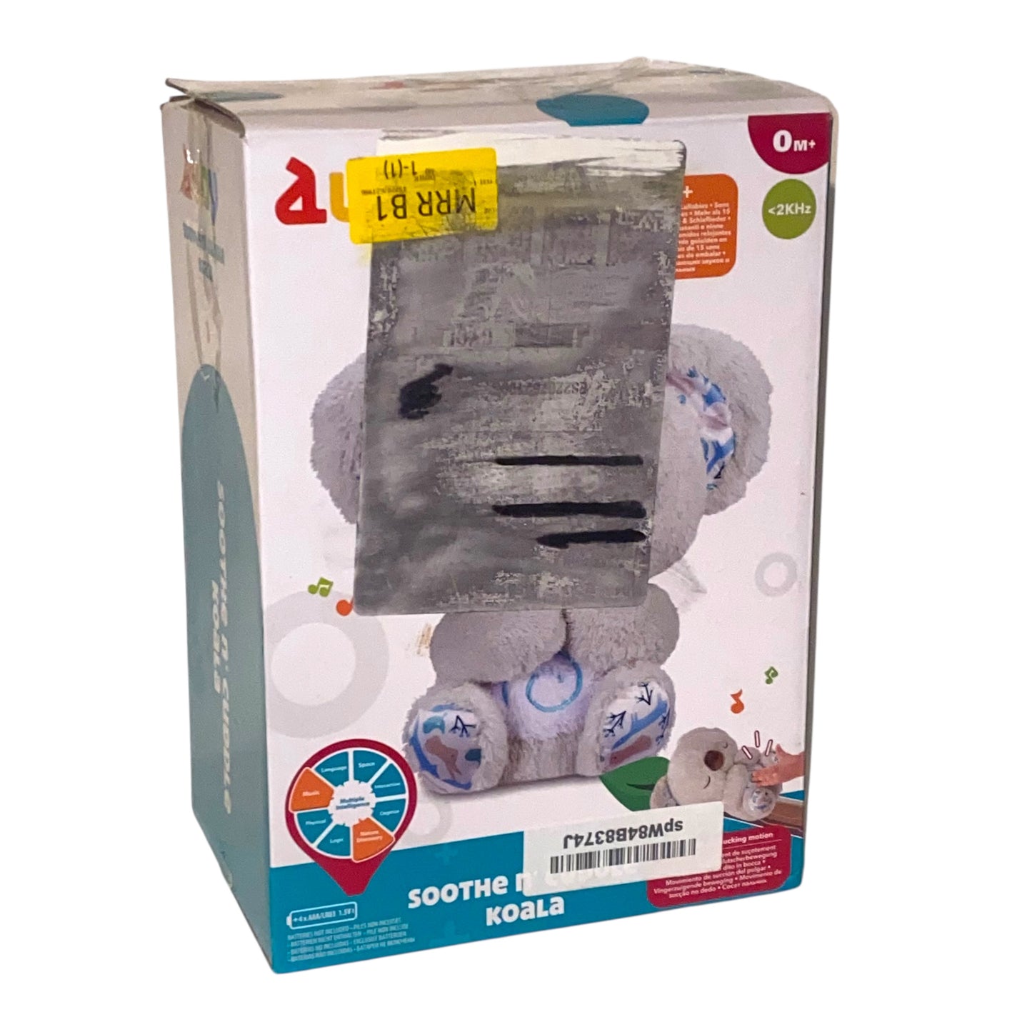 Auby Soothe 'n' Cuddle Koala Plüschspielzeug – Beruhigungsfunktion, Neugeborene Geprüft