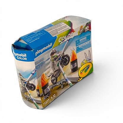 PLAYMOBIL Color Motorrad – kreatives Stuntfahrzeug