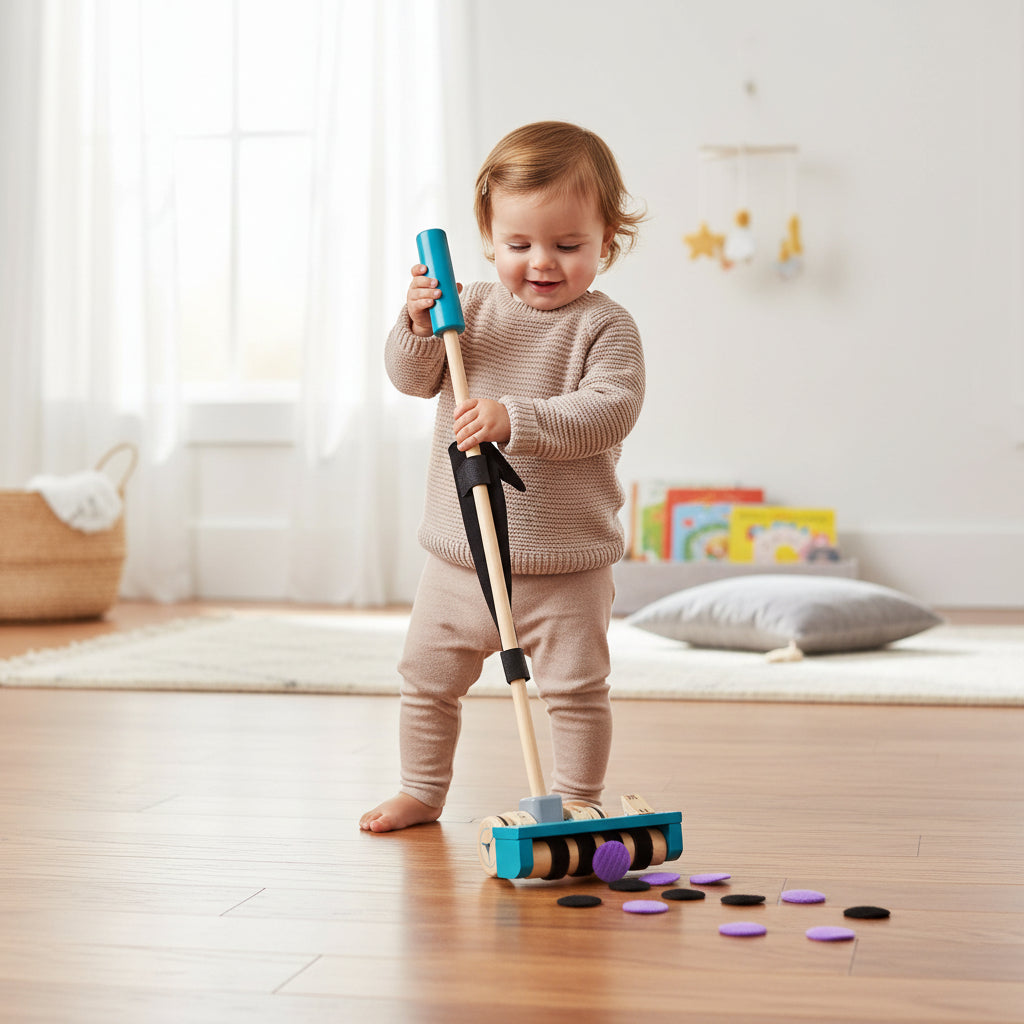 small foot Staubsauger – Holz Schiebespielzeug für Kinder