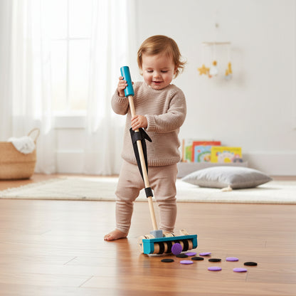small foot Staubsauger – Holz Schiebespielzeug für Kinder