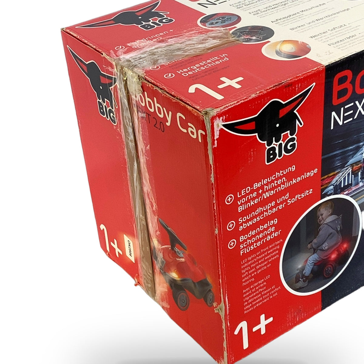 BIG Bobby Car Next 2.0 – Rutschauto mit LED und Stauraum