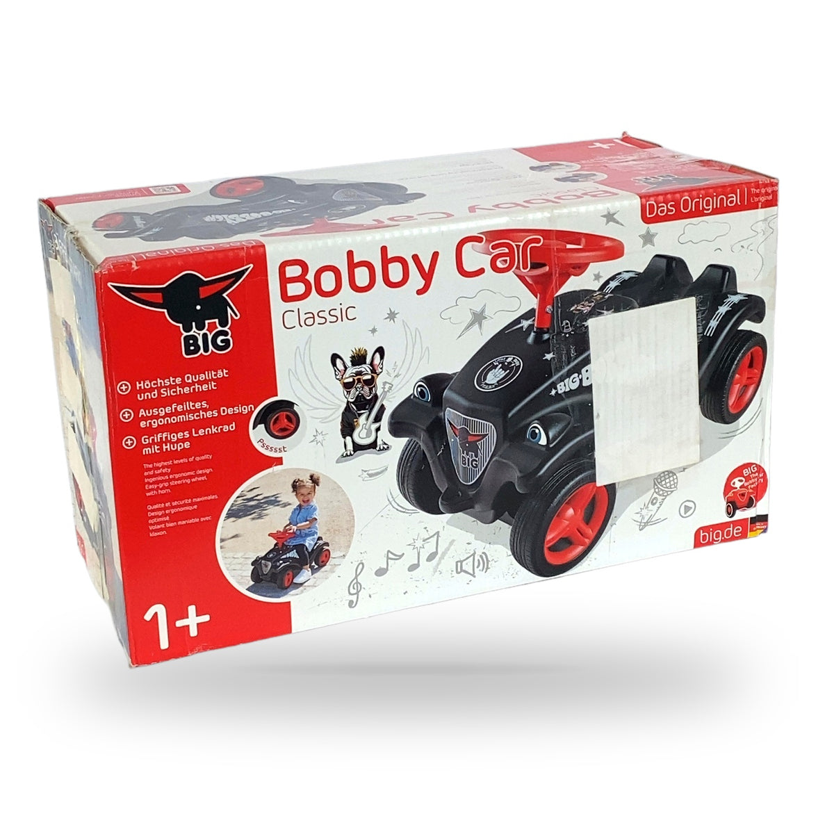 BIG Bobby Car Classic Little Rocker – Cooles Rutschauto für kleine Rockfans
