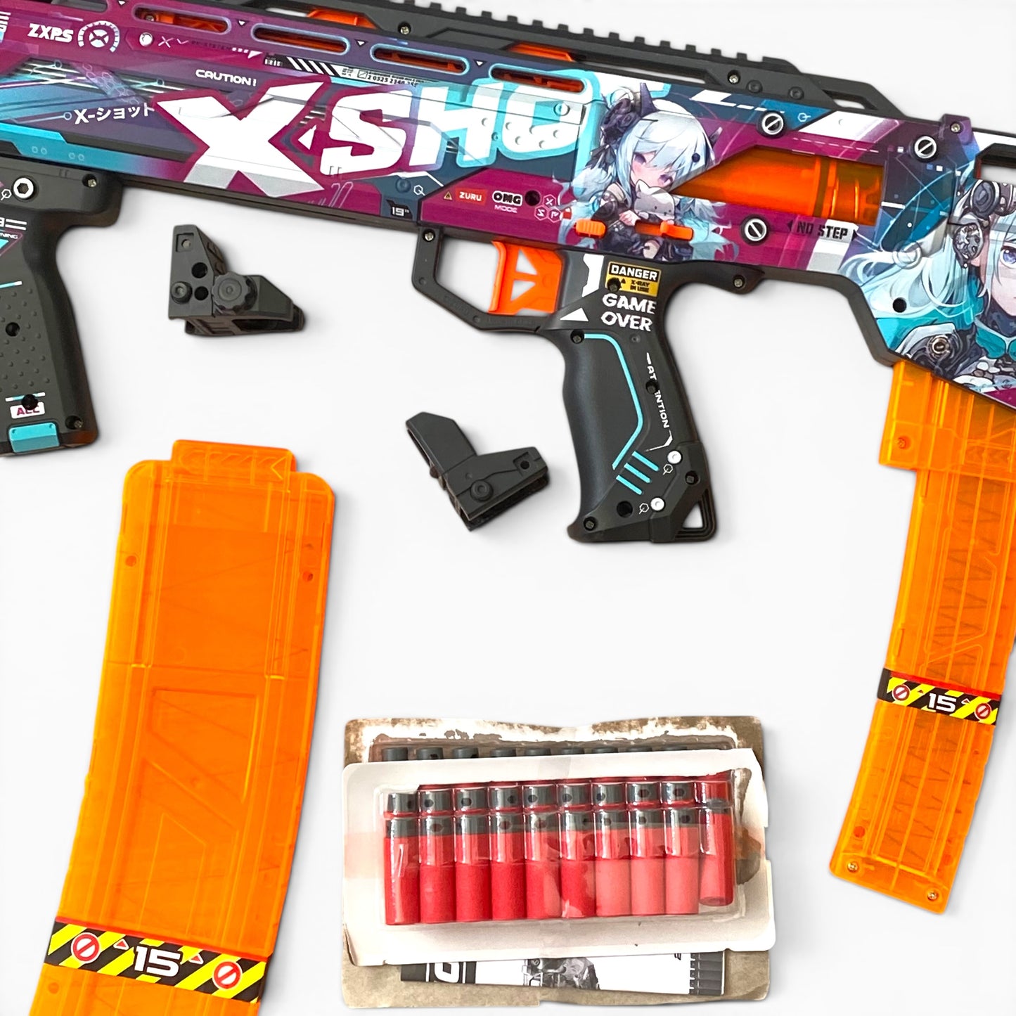 XSHOT Skins Pro Series Longshot – 43 m Reichweite, 40 Darts
