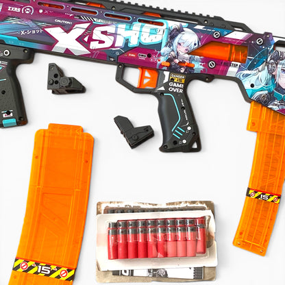 XSHOT Skins Pro Series Longshot – 43 m Reichweite, 40 Darts