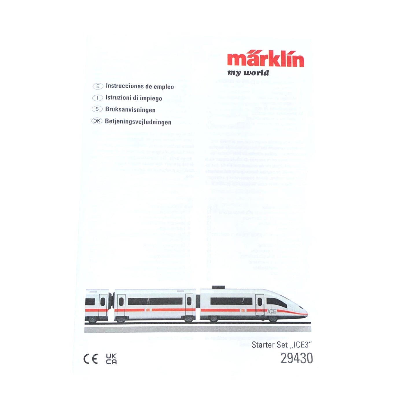 Märklin My World ICE – Hochgeschwindigkeitszug 63 cm