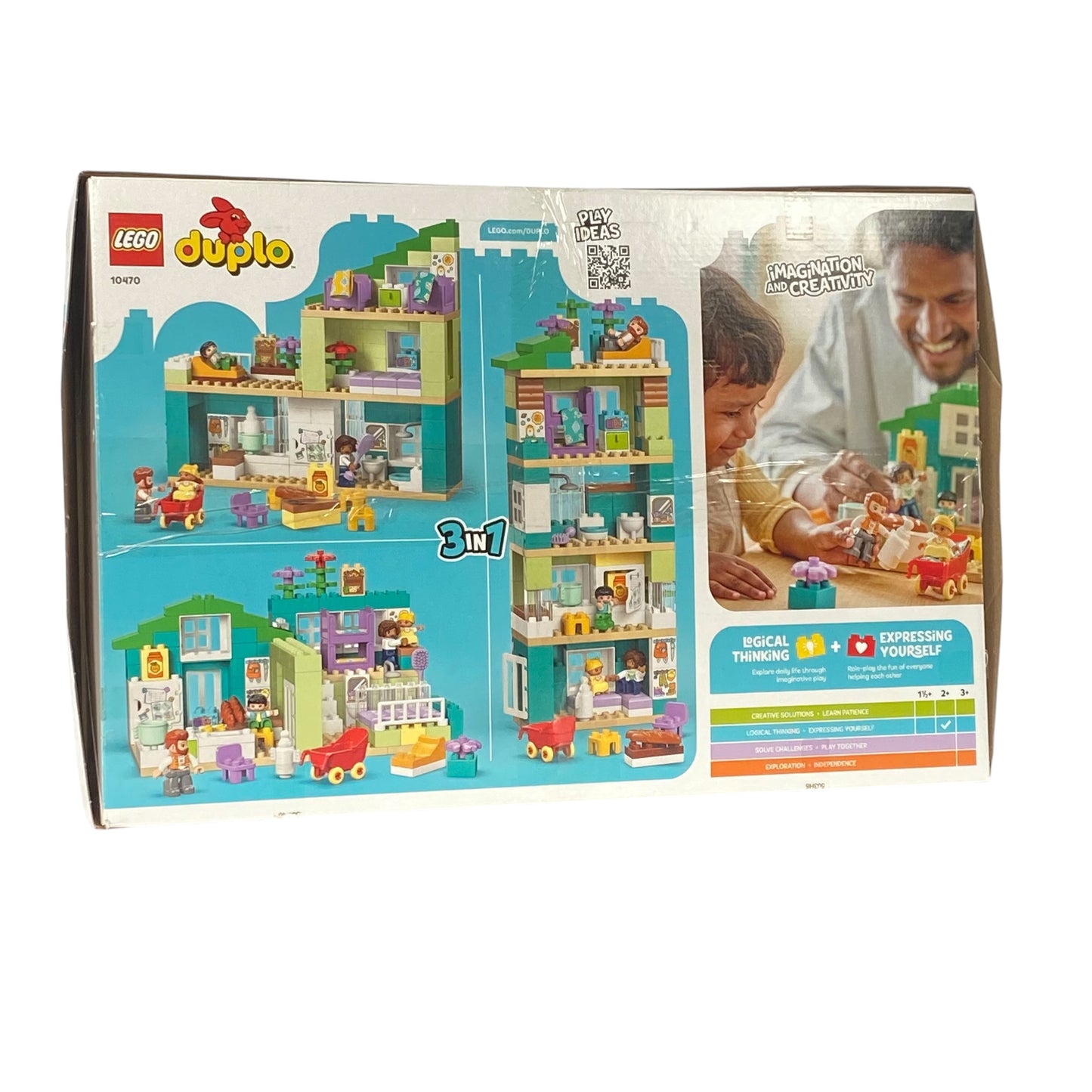 LEGO DUPLO 3-in-1 Familienhaus – Kreatives Lernspielzeug