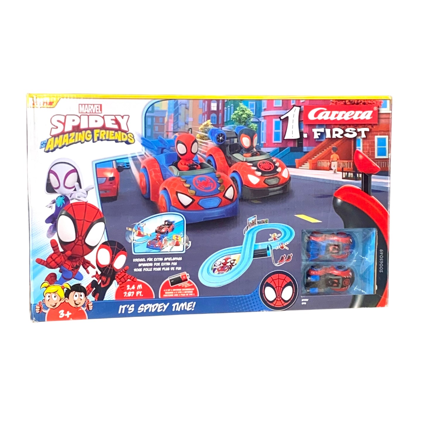 Carrera First I Spidey Web Spinners – Rennbahn für Kinder