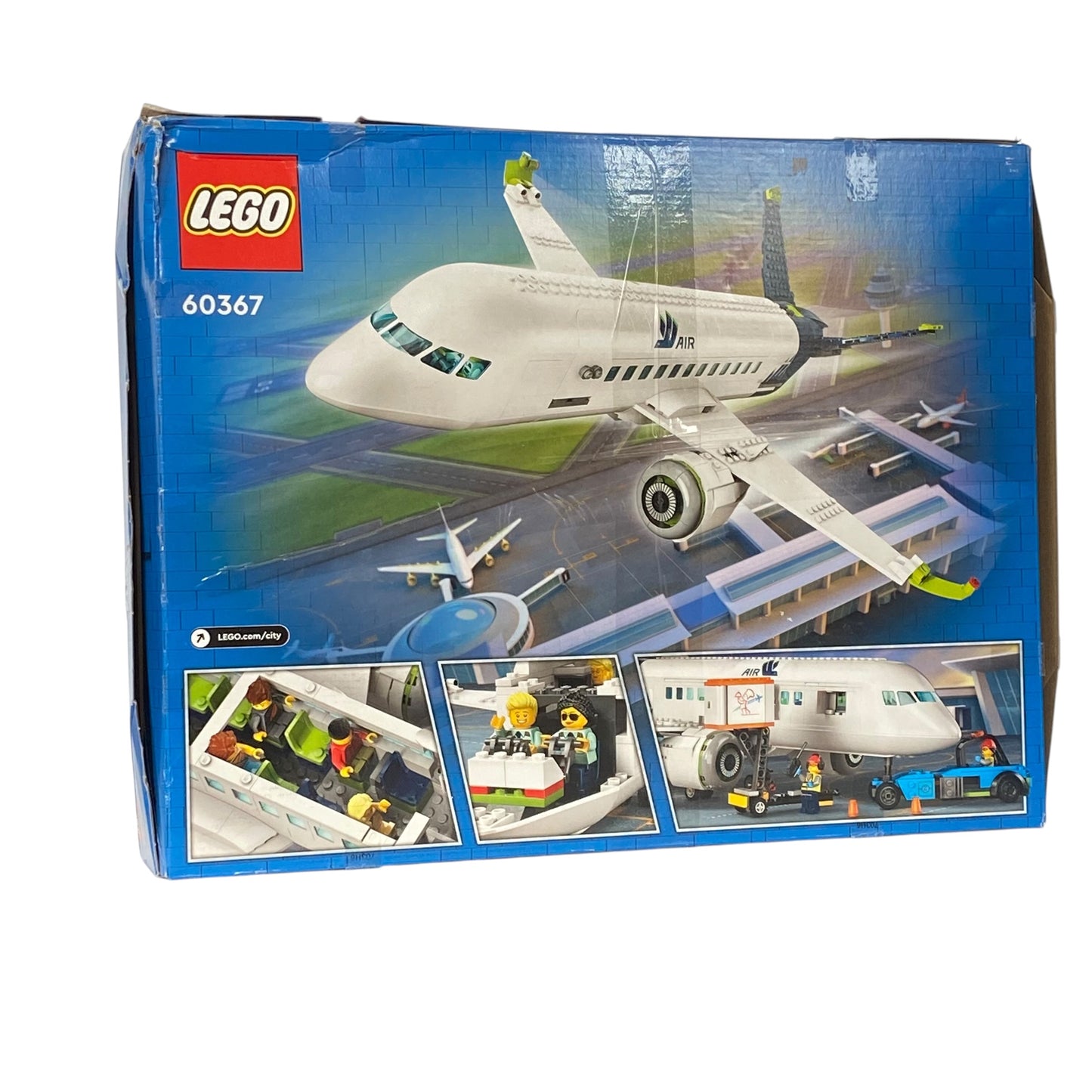 LEGO 60367 City Passagierflugzeug – Riesiger Spielspaß