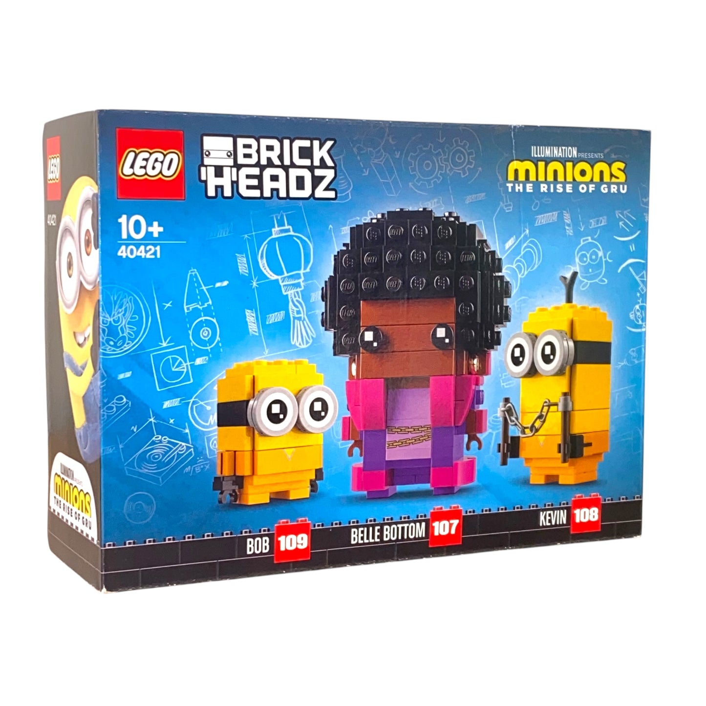 LEGO 40421 BrickHeadz Minions Belle Bottom Kevin Bob Figuren Set +10 Jahren NEU