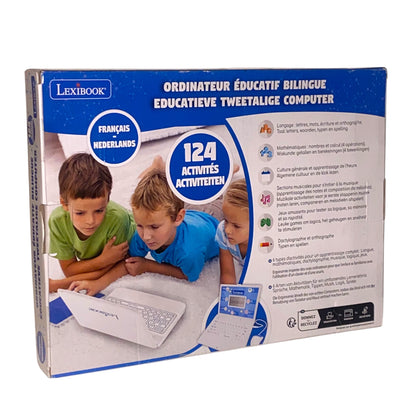 Lexibook JC598i10 Lerncomputer – Zweisprachig Französisch/Niederländisch, Kinder Geprüft