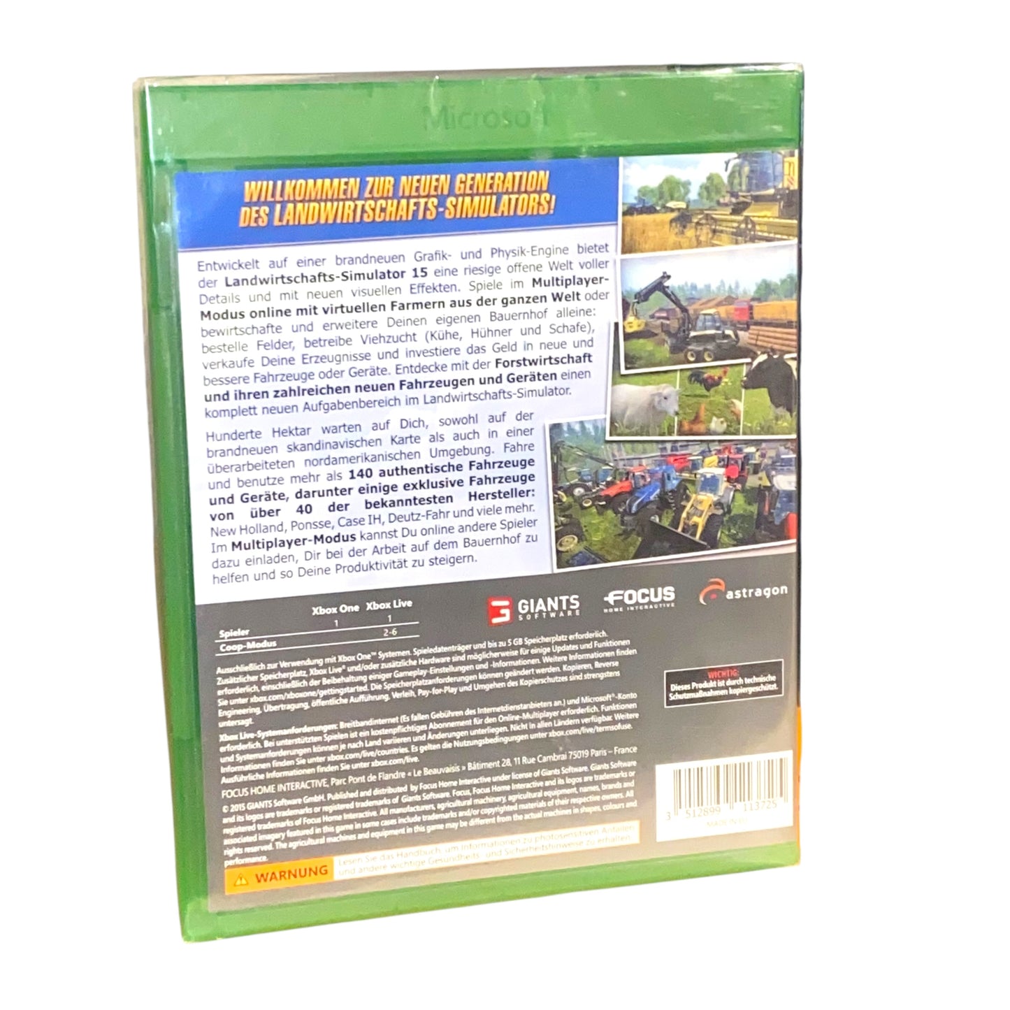 Landwirtschafts-Simulator 15 – Xbox One Spiel Farming Simulation Deutsch NEU