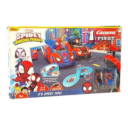 Carrera First I Spidey Web Spinners Rennbahn-Set – 2,4m Streckenlänge