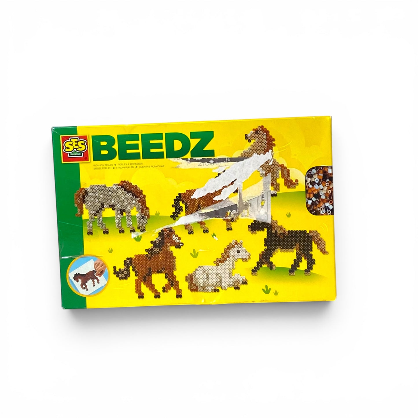SES Creative Beedz Set – Gestalte Pferde aus Bügelperlen