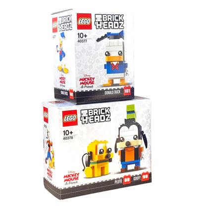LEGO BrickHeadz Disney Bundle – Goofy & Donald Duck Figuren Set NEU