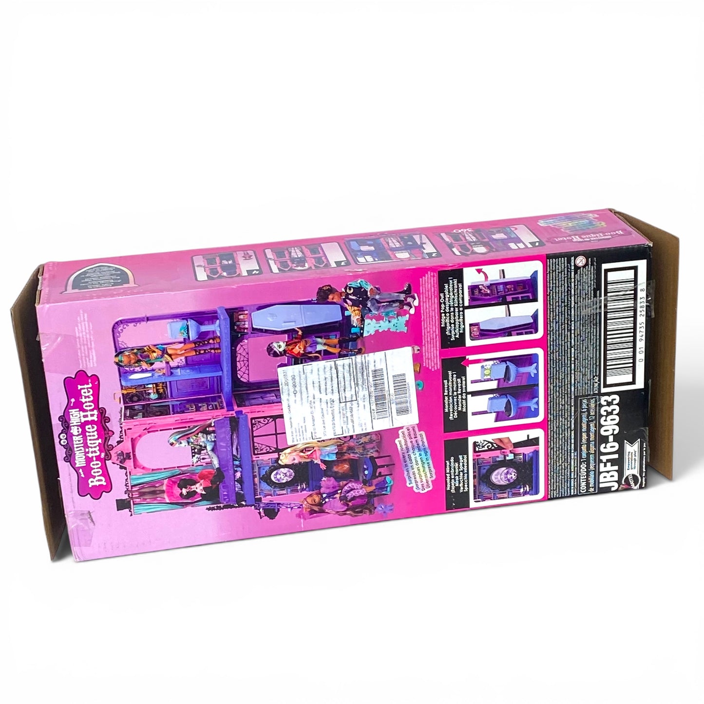 Monster High Hôtel Bouh-Tique – Faltbares Puppenhaus mit Zubehör