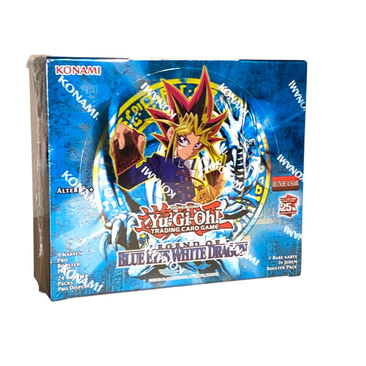 Yu-Gi-Oh! Legend of Blue Eyes Display – 25th Anniversary Edition Deutsch TCG NEU