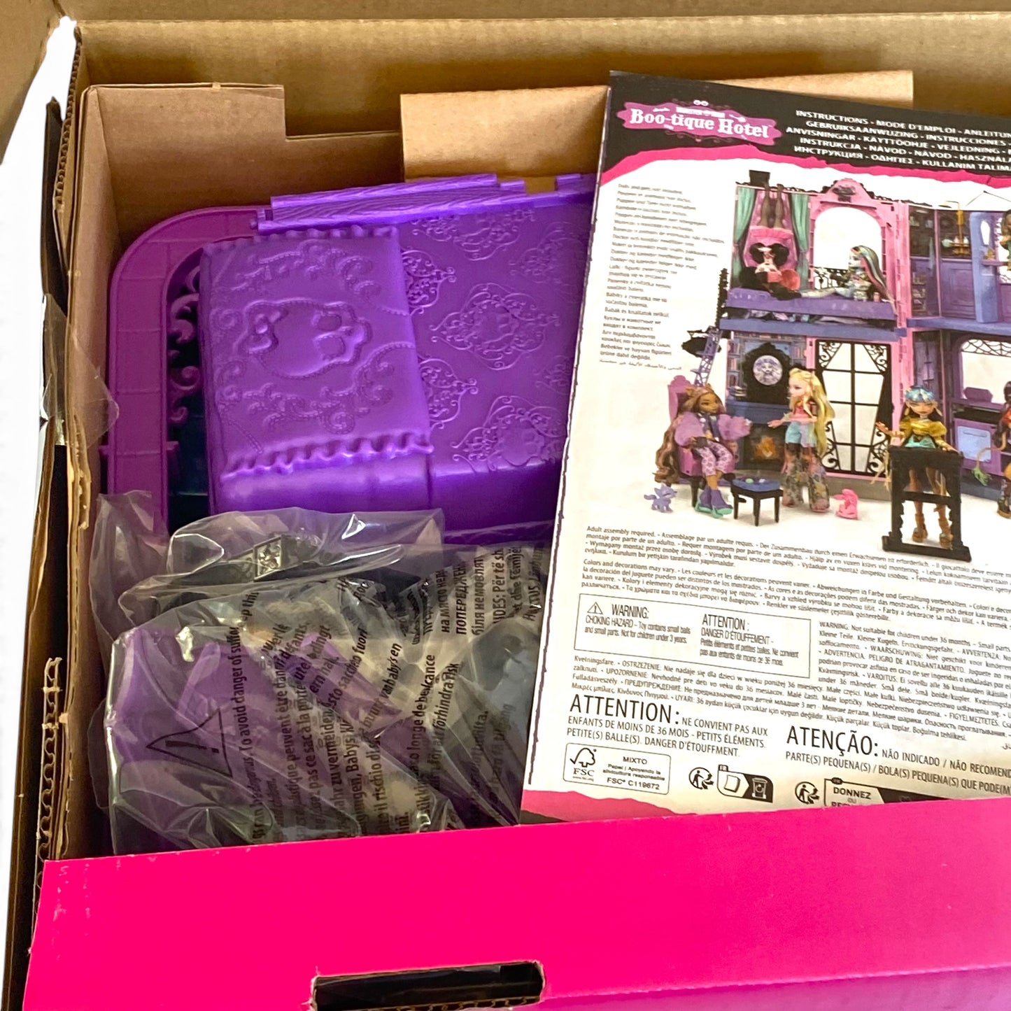 Monster High Hôtel Bouh-Tique – Faltbares Puppenhaus mit Zubehör