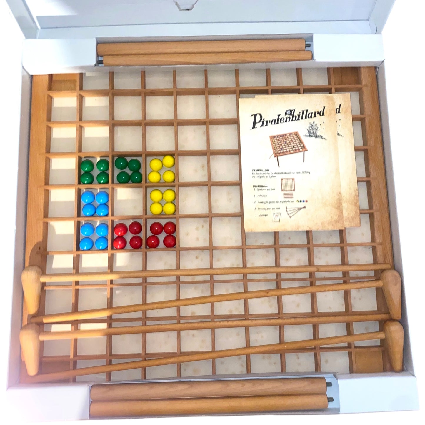 ABACUSSPIELE 01891 - Piratenbilliard, Geschicklichkeitsspiel